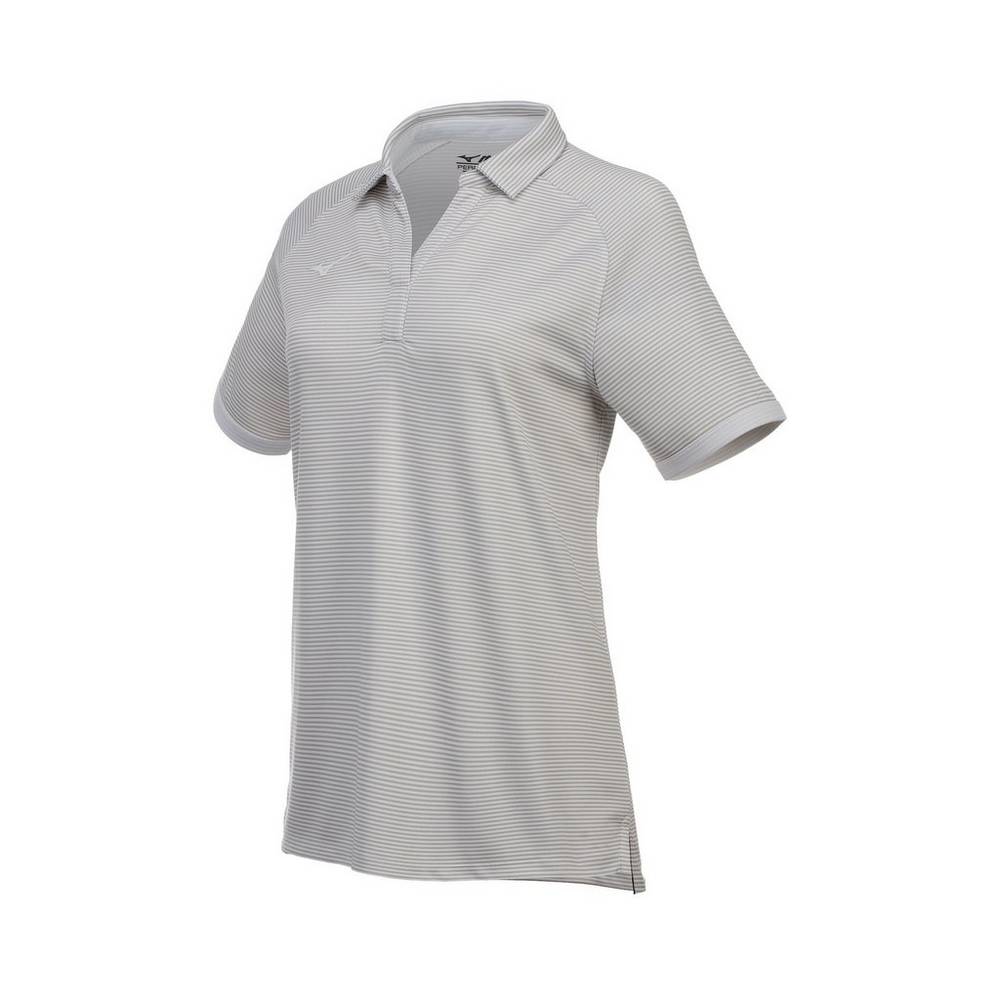 Womens Mizuno Scout Polo light Grey Philippines (HCIFOV942)